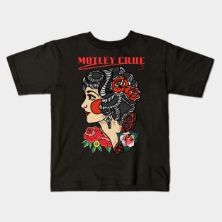 MOTLEY CRUE MERCH VTG Kids T-Shirt